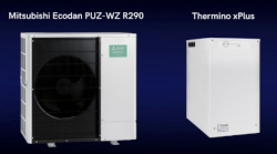 Mitsubishi Ecodan PUZ-WZ R290 and Sunamp's Thermino XPlus