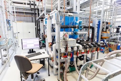 WHZ test rig for heat exchanger